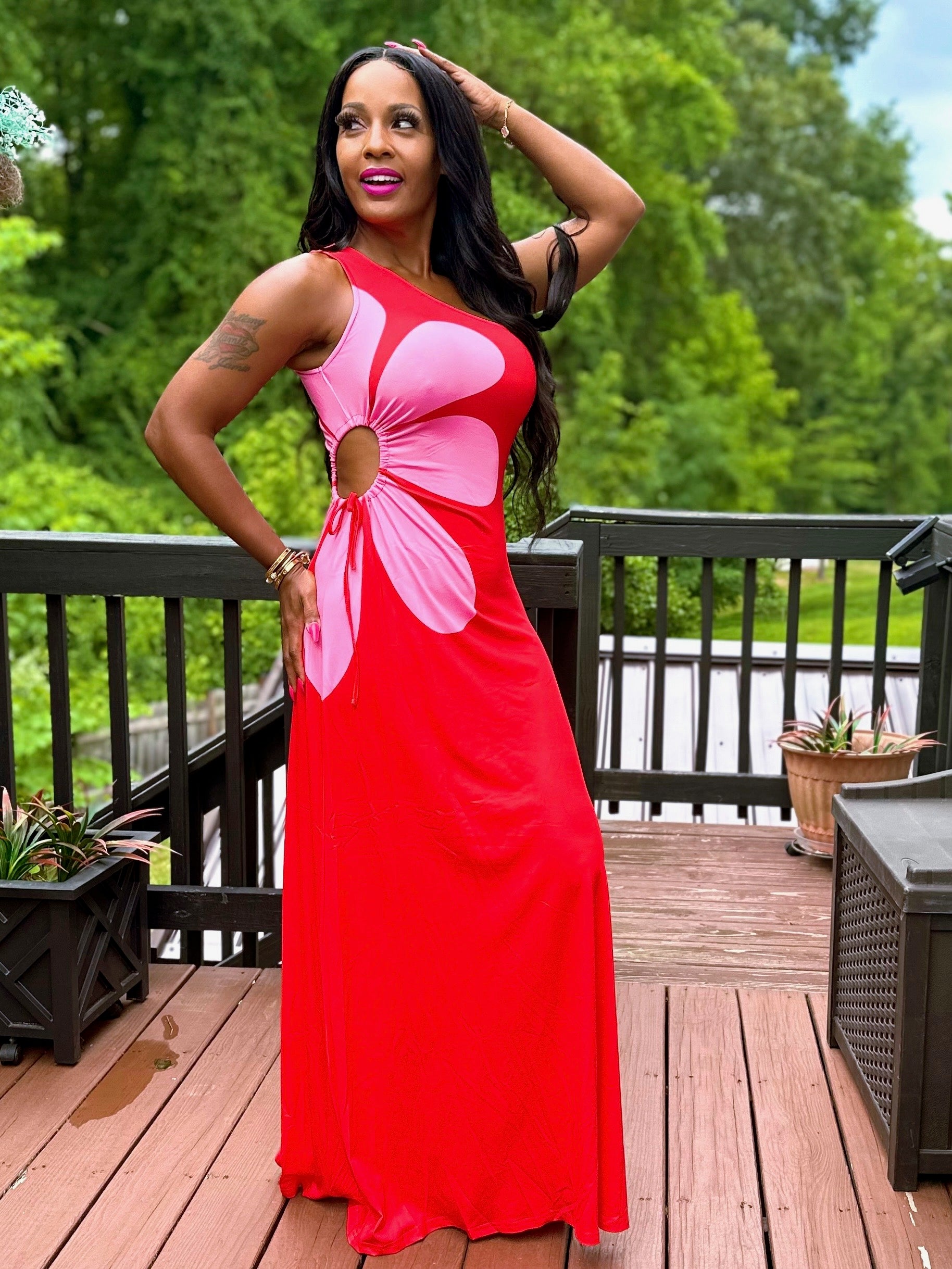 The Perfect Flower Maxi Dress Cloved in Ivy Boutique The Perfect Flower Maxi Dress Cloved in Ivy Boutique