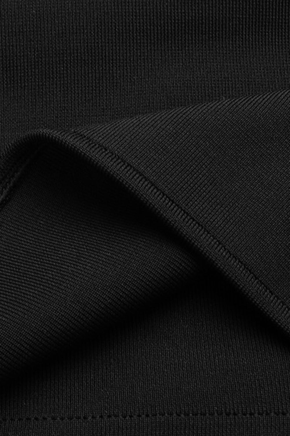 One Sleeve Pin Detail Slit Dress