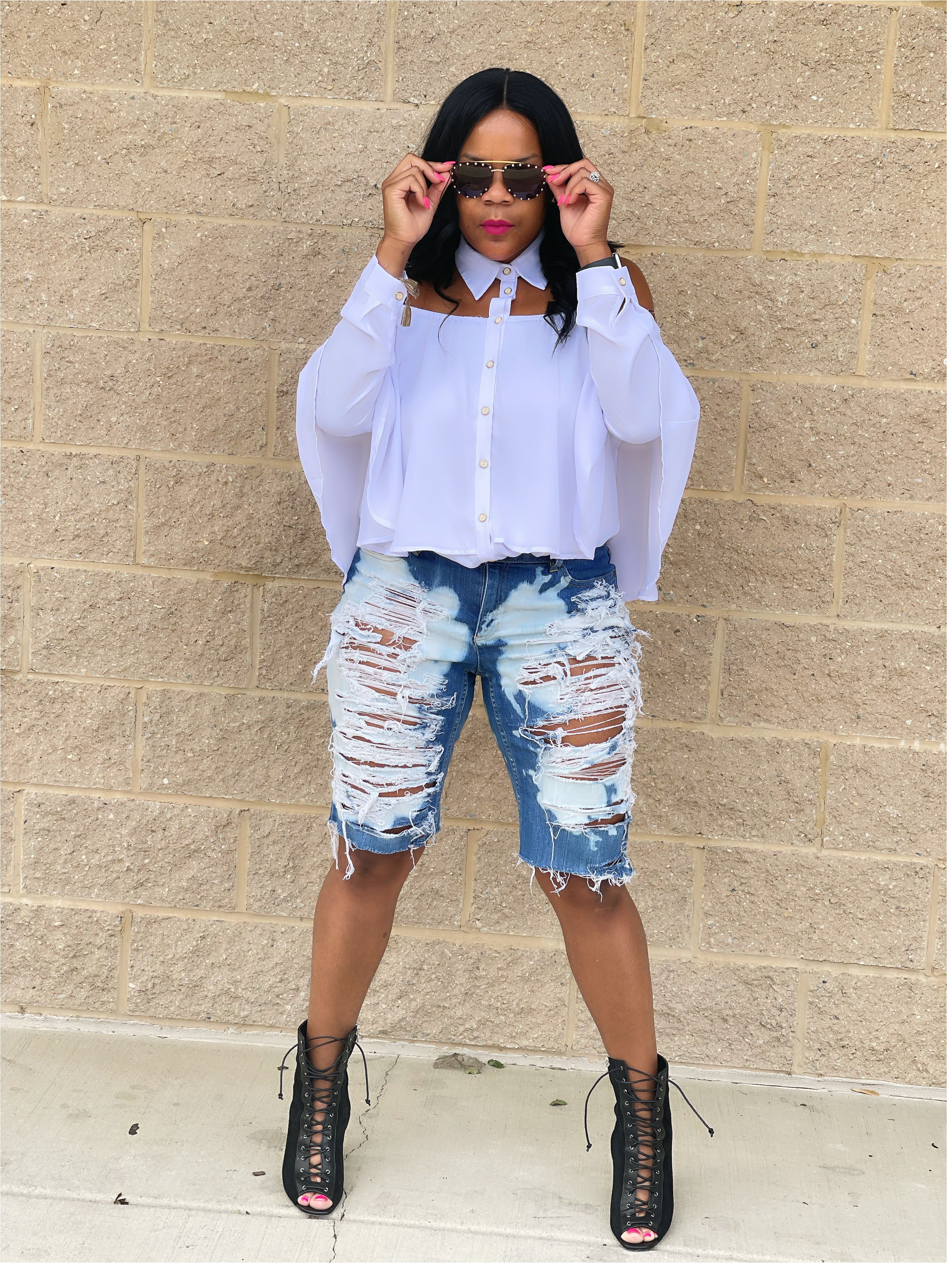The Official White Collar Boss Blouse