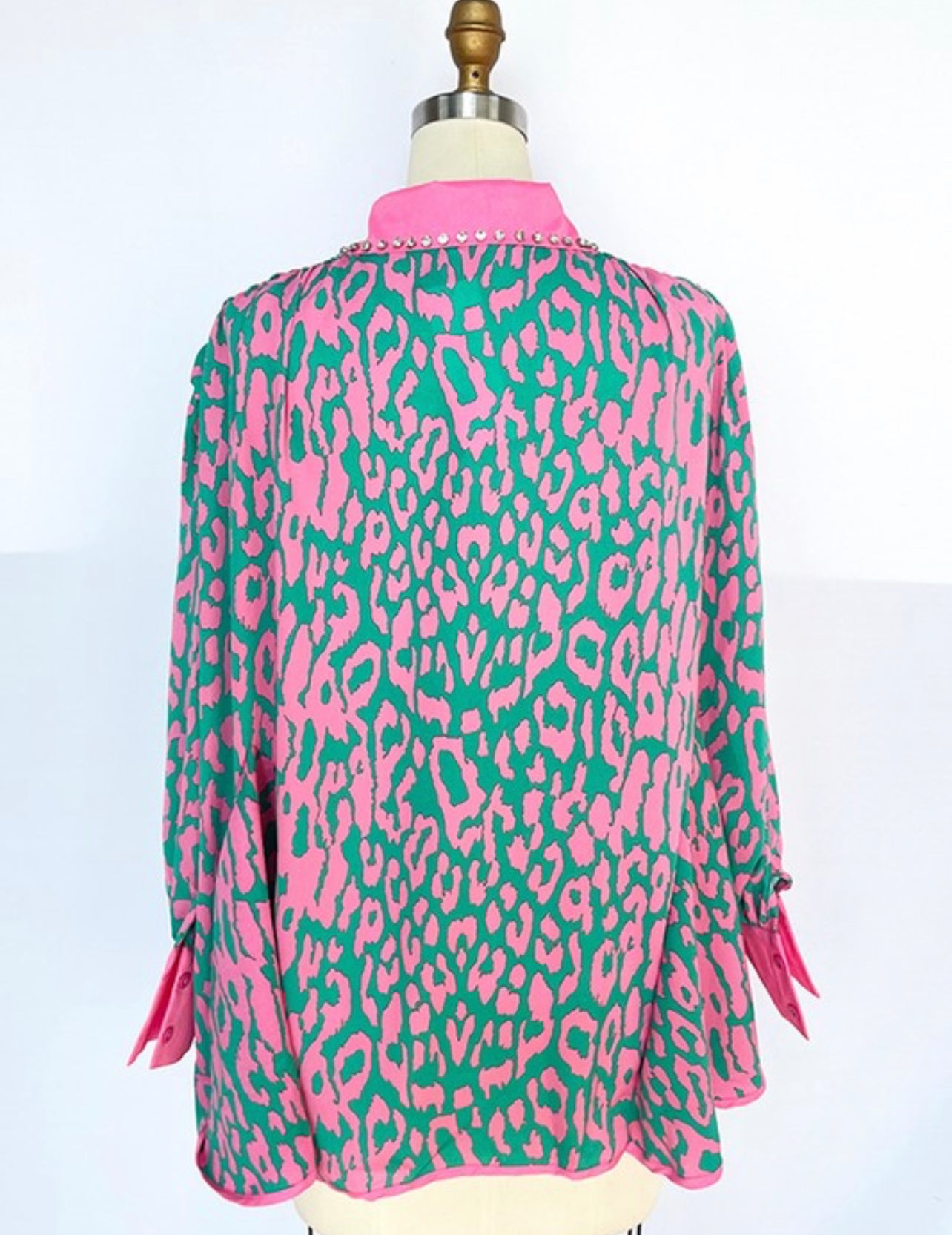 A Flare Affair Diamond Blouse